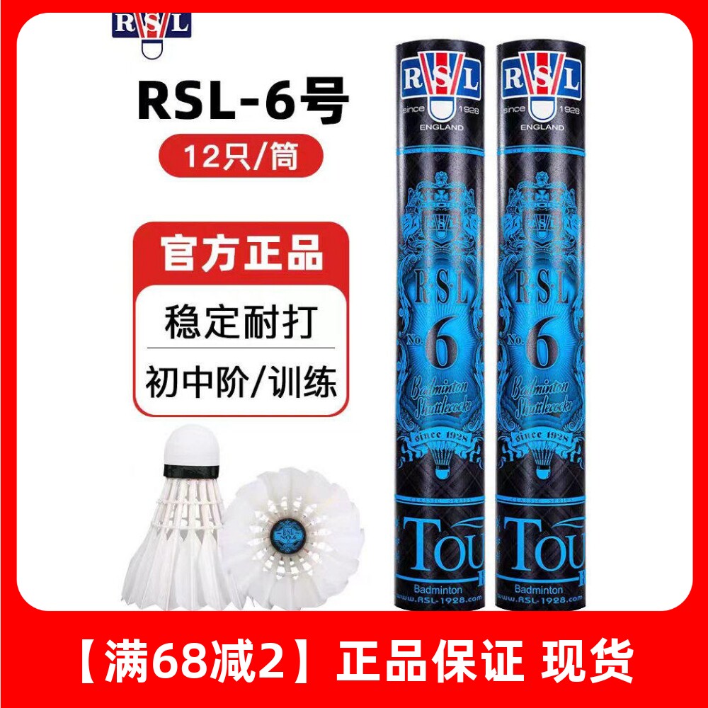 rsl亚狮龙羽毛球耐打专业训练