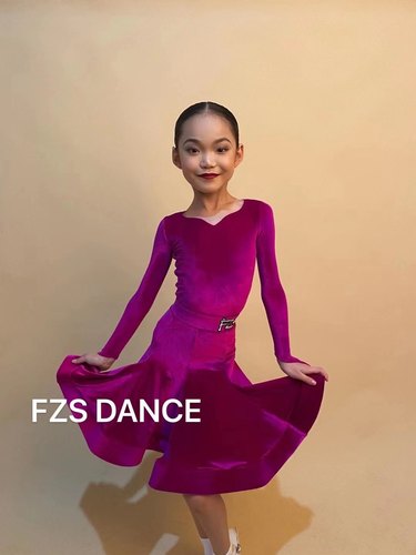 FZS定制舞服定制拉丁舞规定服比赛服摩登舞服一对一服务量身定做