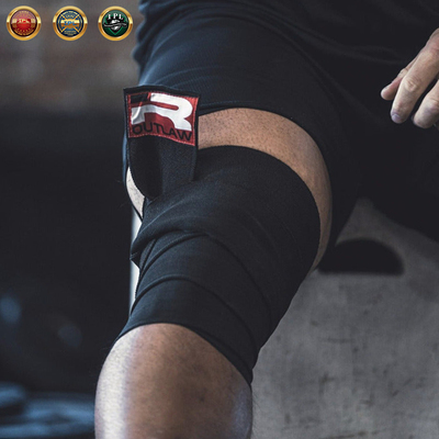 美国IronRebel绑膝护膝Outlaw Knee Wraps健身力量举训练运动护具