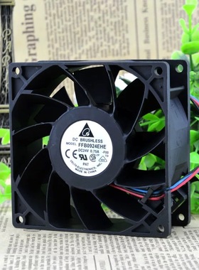 原装 台达 FFB0924EHE 24V 0.75A 9038 9CM ABB 变频器 风扇