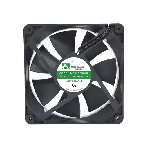 节能ME12025SHL轴流风机 0.05A 12CM EC110V-220V 机箱柜散热风扇