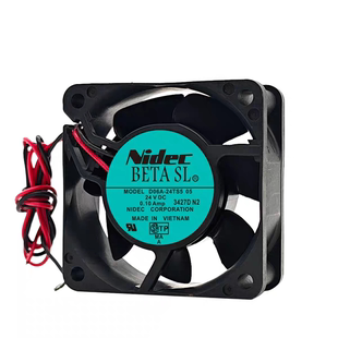 D06T 24V 24TU 25mm 0.10A变频器散热风扇 nidec全新NIDEC