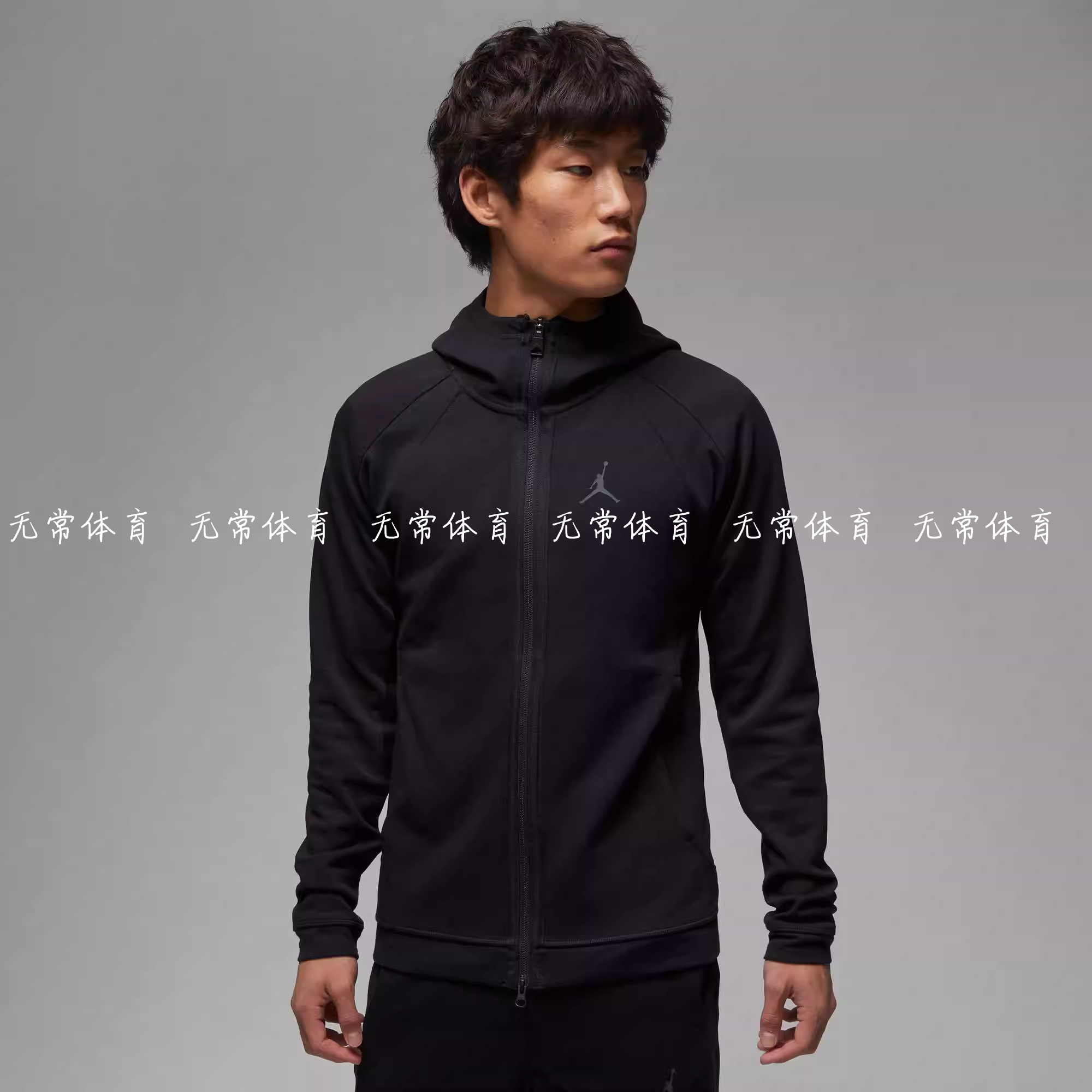 Nike耐克男子卫衣DRI-FIT针织连帽衫运动速干跑步外套DV9784-010,运动服/休闲服装,运动茄克/外套,淘宝优惠券,粉丝福利购,淘宝优惠卷