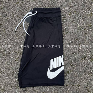 耐克/Nike 男子夏季字母勾针织透气休闲运动五分短裤 AT5268-010