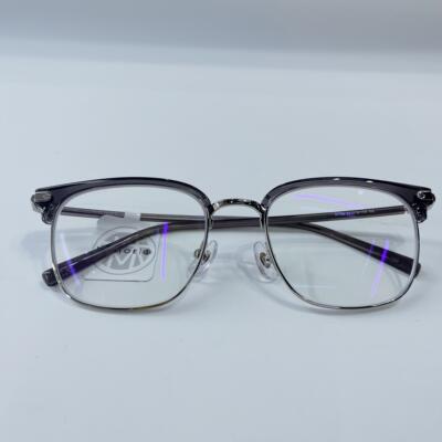 纯钛半框眼镜男女超轻
