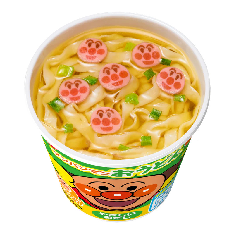 日本直邮日清 面包超人乌冬面 温和高汤味方便面泡面 32g×15杯装