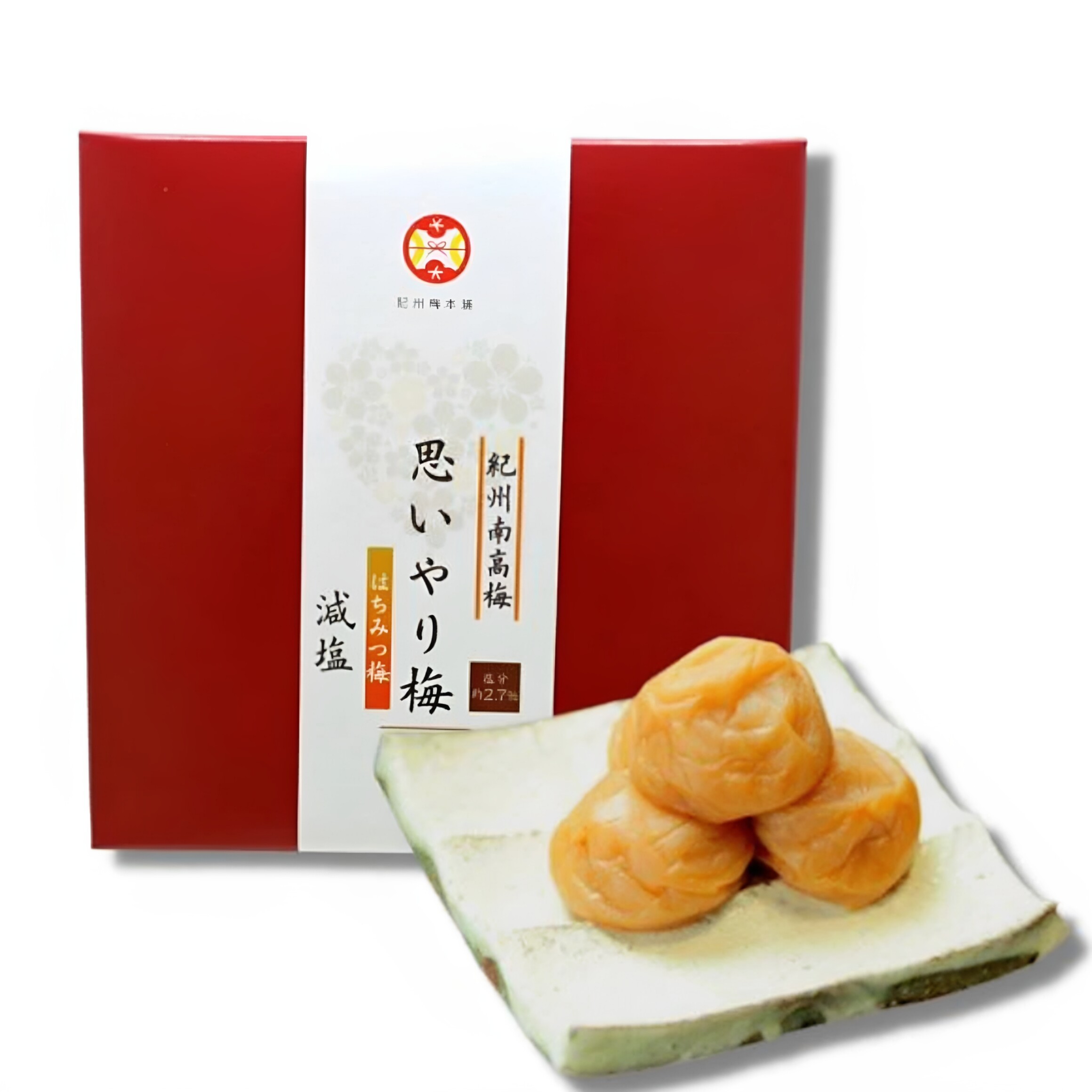 日本直邮 减盐梅干 纪州南高梅 礼品用关怀梅蜂蜜梅紫苏梅 500g