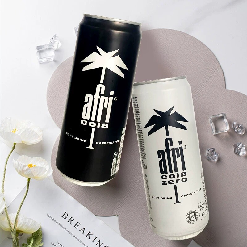 德国进口afri cola原味含糖/无糖可乐碳酸型夏日休闲饮料330ml