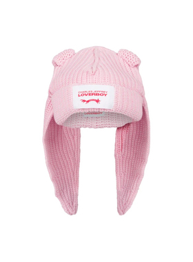Charles Jeffrey Loverboy设计师品牌演唱会同款秋冬针织兔耳朵帽