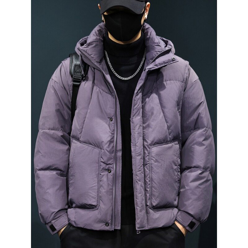 爆款加厚羽绒服男士冬季外套连帽