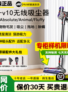 戴森Dyson v8V10animal fluffy无线手持吸尘器除螨宠物洗地机家用