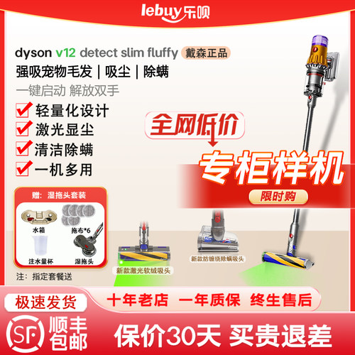 戴森无线吸尘器v12宠物版除螨仪