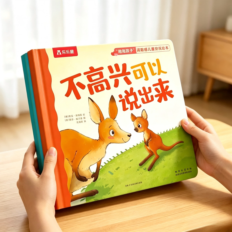 绘本高敏感儿童安抚绘本幼儿2-3-6岁儿童情商早教书乐乐趣性格培养宝宝勇敢自信反霸凌教育睡前故事幼儿园小中大班情绪社交绘本L