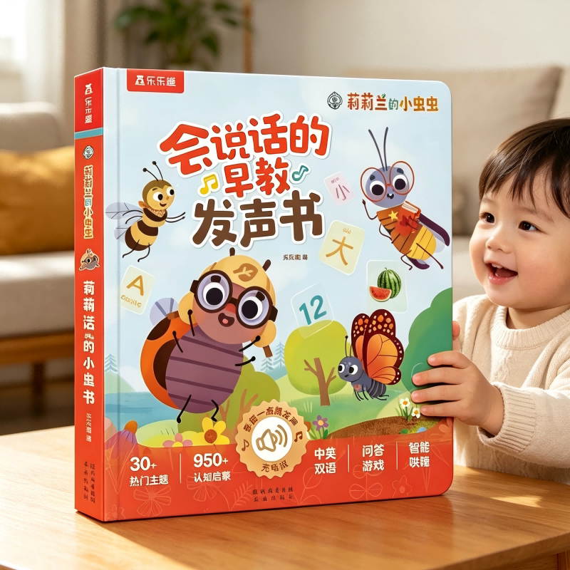【点读学习】乐乐趣早教发声书图片
