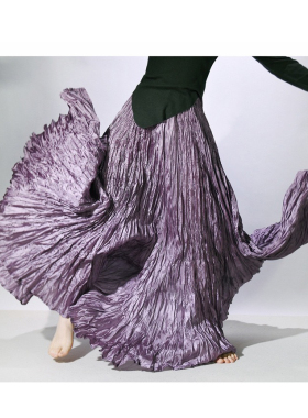 新款肌理感高腰超大褶皱a春夏不规则半身裙女大摆拖地长裙