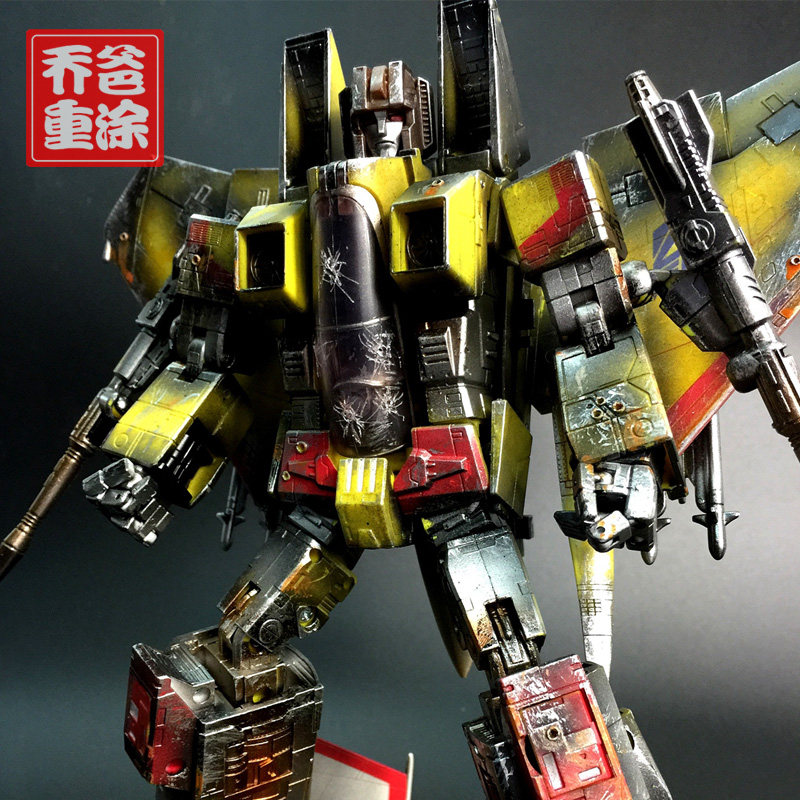乔爸 重涂 变形金刚 mp11s mp05 太阳风 杰作战损旧化 代工成品