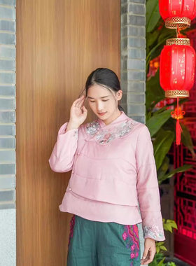 外套女棉短款通勤风直筒型