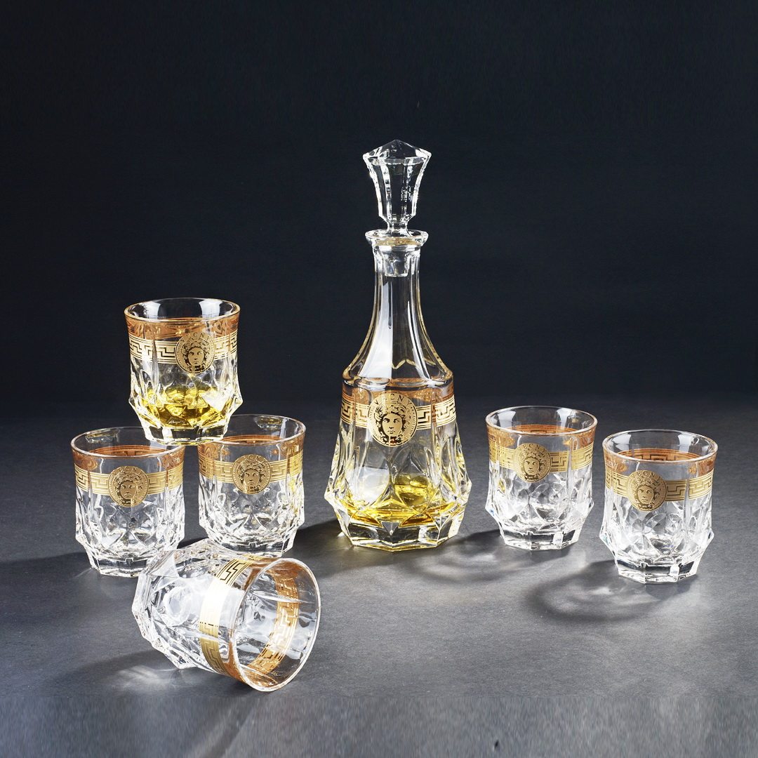 酒杯酒具捷克进口洋酒红酒瓶家用商务礼品威士忌杯家居酒柜摆件