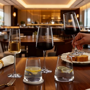 红酒杯家用无铅水晶玻璃欧式 高脚杯高档杯子香槟杯葡萄酒杯鸡尾酒