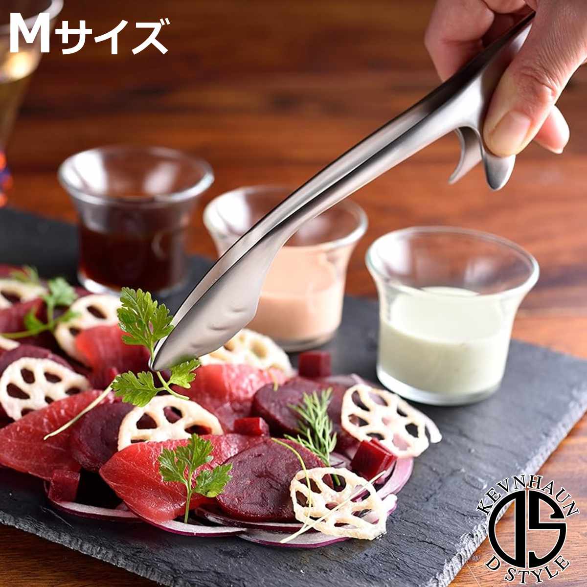 日本原装进口洋食器烧烤夹子304不锈钢烤肉夹厨房火锅夹食品夹