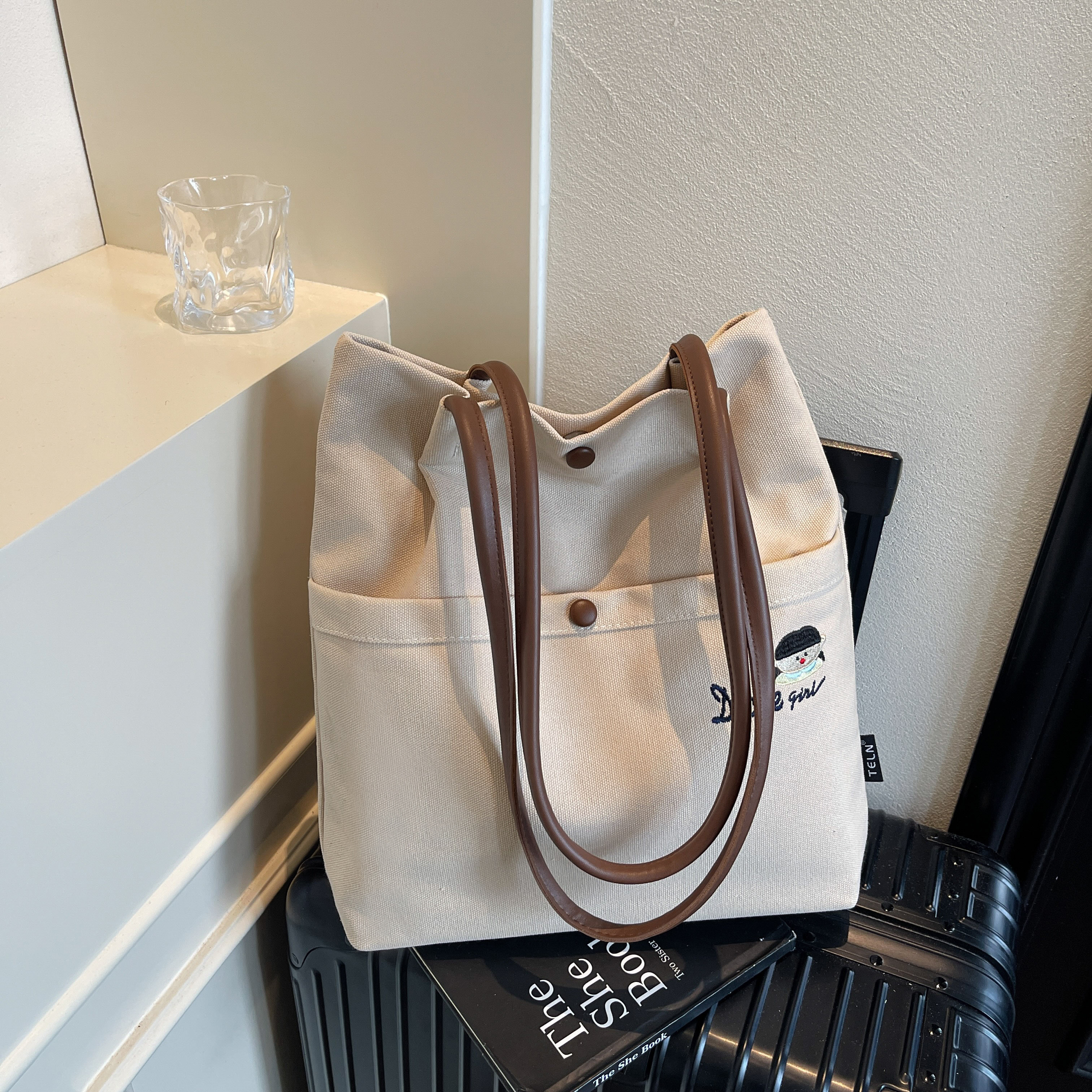 大学生帆布包2025新款韩版