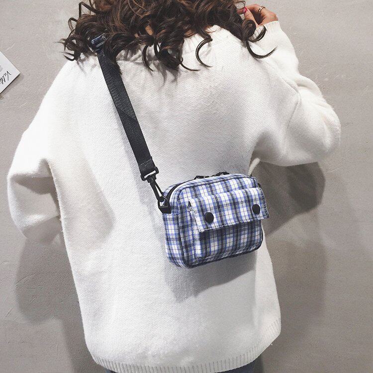 純棉布包女帆布包2019新款單肩ins斜跨包韓版百搭複古原宿風方格在類目 箱包皮具/熱銷女包/男包, 女士包袋中 - 來自Buy2taobao.com提供專業的淘寶代購服務