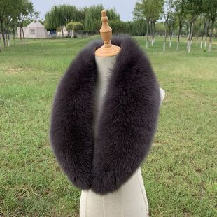 真狐狸毛领子西服领青果领皮草领子围巾大衣外套毛领男女通用毛领