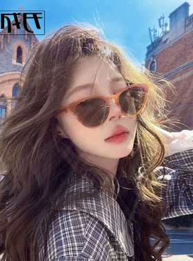 偏光太阳眼镜遮阳女猫眼墨镜