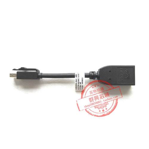 Bizlink线英伟达NVIDIA 雷电MINI DP转DP母座线 丽台Quadro显卡线