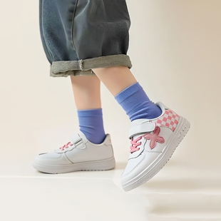 春季 板鞋 休闲鞋 白色小中大童运动鞋 子 儿童小白鞋 女孩鞋 女童鞋