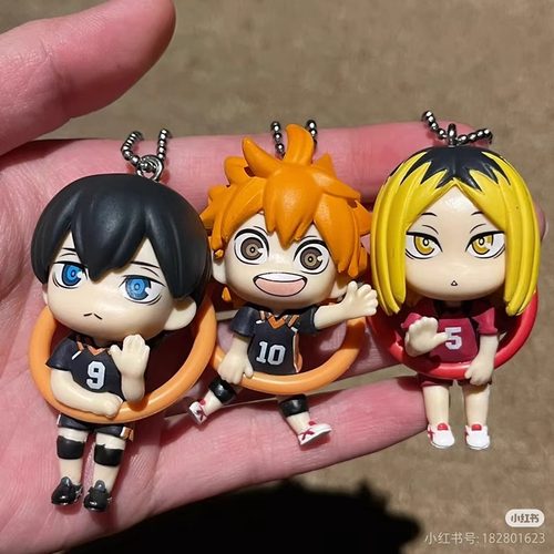 TOMY多美排球少年钥匙扣挂件吊饰