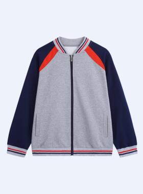 广东江门市校服套装初中生灰色秋冬装长袖男女运动校服舒适休闲
