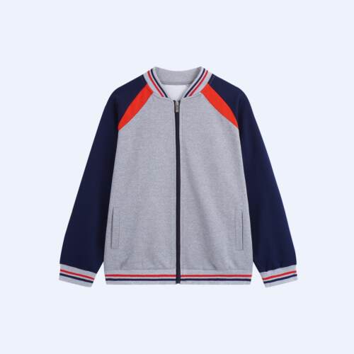 江门市初中生灰色秋冬长袖校服