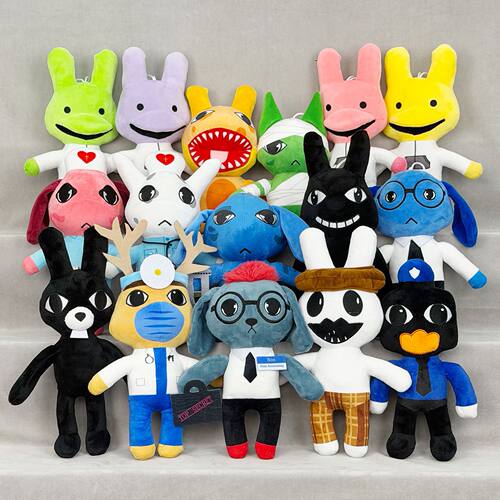 跨境新品animal hospital plush 恐怖动物医院毛绒玩具公仔现货