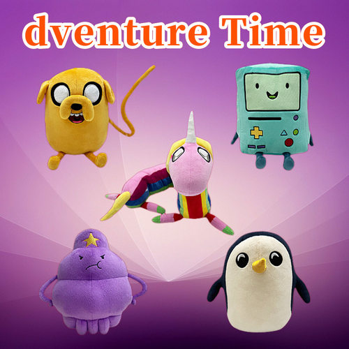 跨境新款Adventure Time冒险时间游戏周边卡通毛绒玩具公仔礼物玩