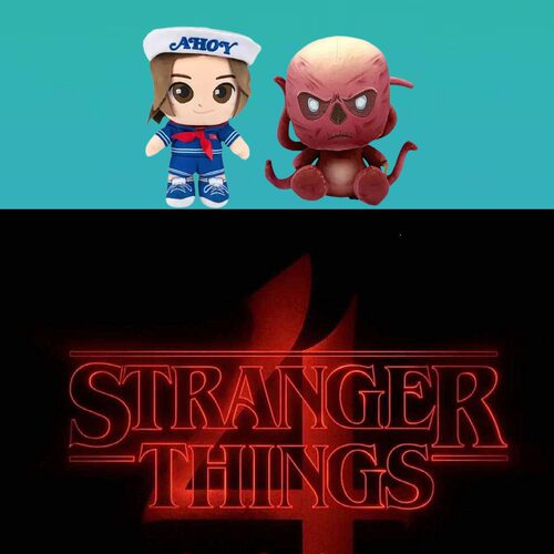 跨境怪奇物语Steve Harrington周边毛绒玩偶食人花公仔挂件玩具