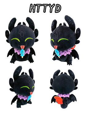 跨境新款HTTYD Summer Toothless Plush周边创意玩偶公仔礼品