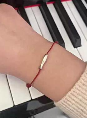 小鱼手链饰结韵纯银新中式无女