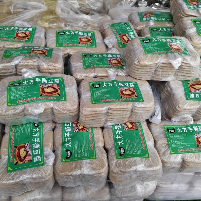 乡嘴郎大方六龙豆干摆摊商用整箱大方手撕豆腐爆浆烙锅家用