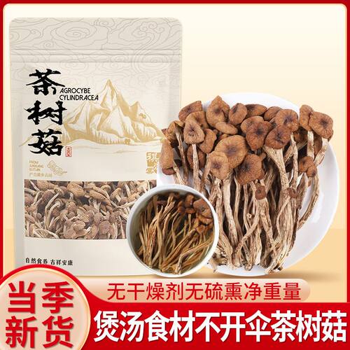 精品茶树菇福建特产精选不开伞茶树菇无熏硫干货香菇新货袋装净重