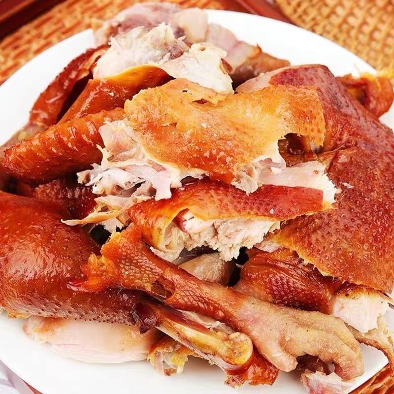山东正宗熏烤鸡特产烧鸡老式烤鸡开袋即食卤味熟食扒鸡真空熏鸡