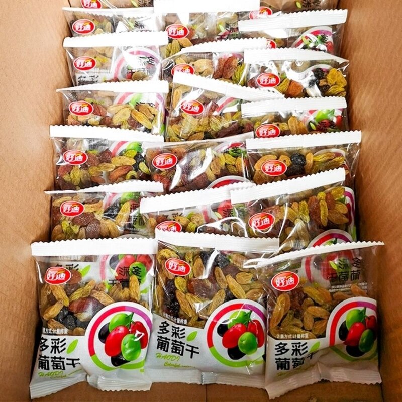 好迪葡萄干青提红提多彩葡萄干休闲居家零食 散装称重独立小包装