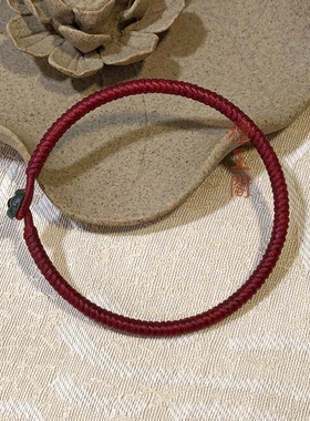 蜡线金刚结手绳编织纯手工精编成品高光泰蜡本命年红绳新年多款色