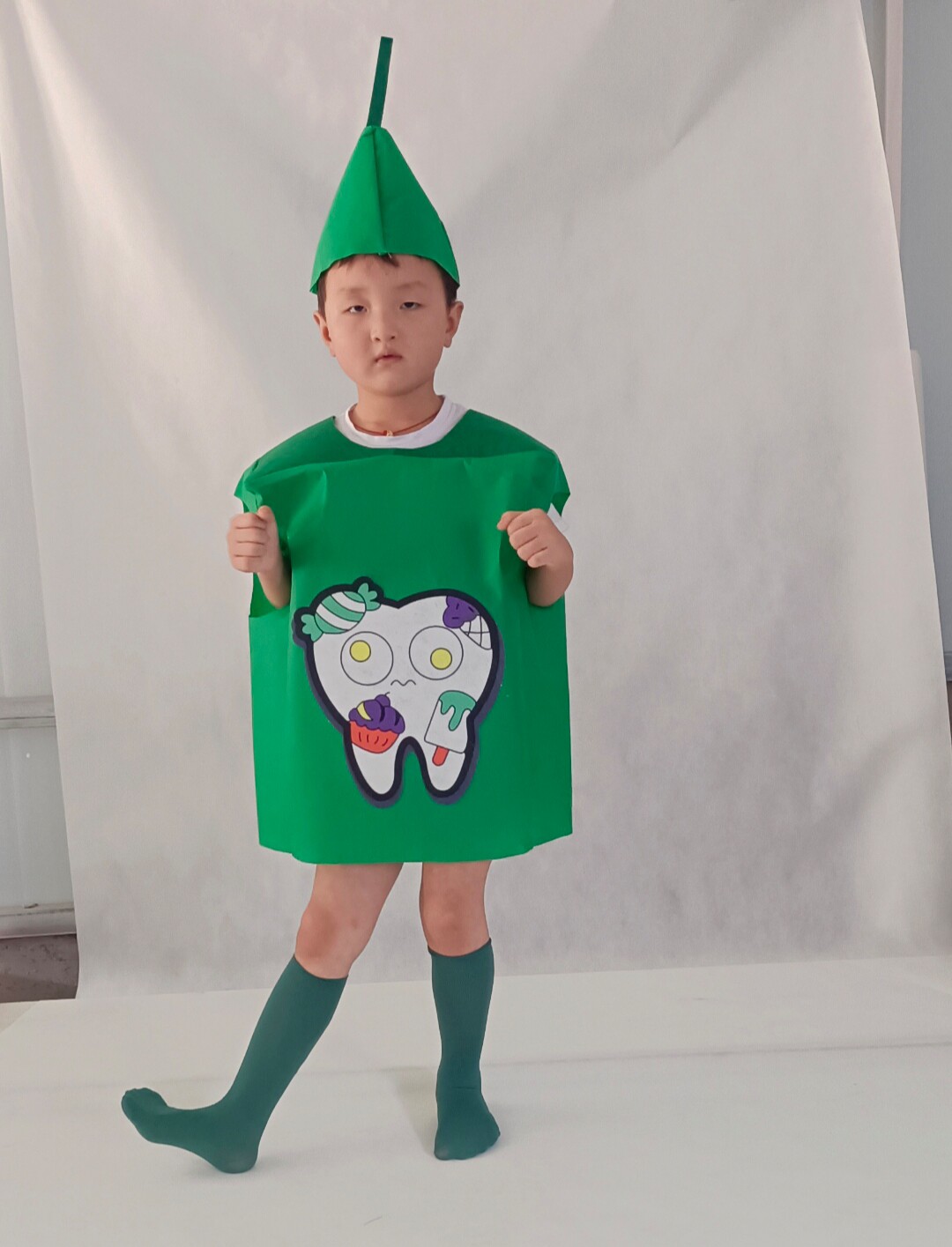 牙细菌大战演出服幼儿园大战表演服情景剧大作战衣服牙刷牙齿道具