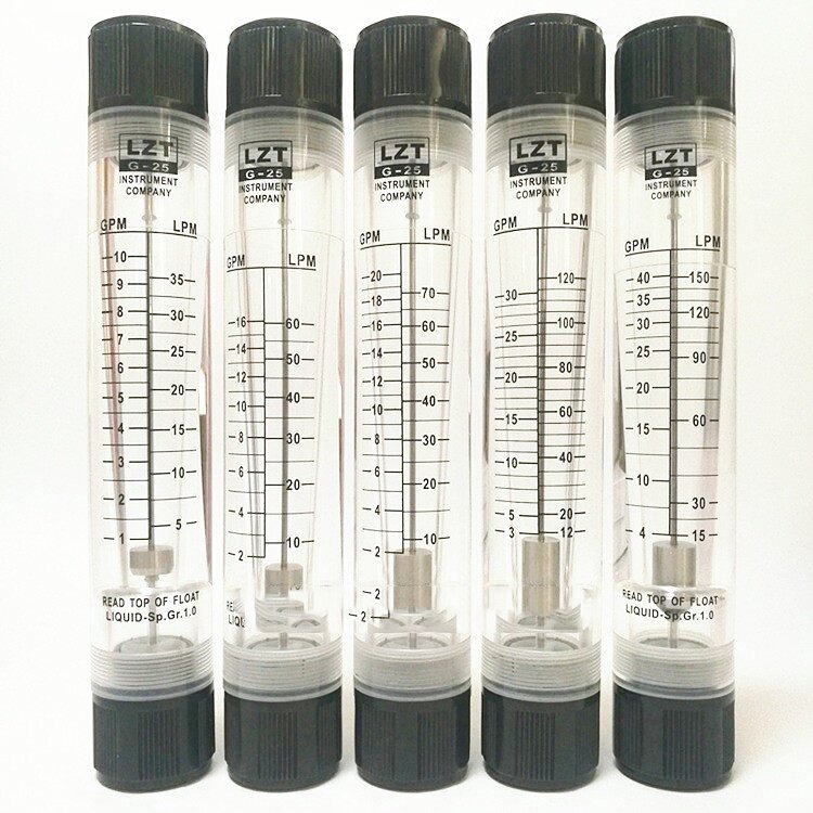 LZT-25G管道流量计水液体气体DN25有机玻璃转子不锈钢浮子流速表
