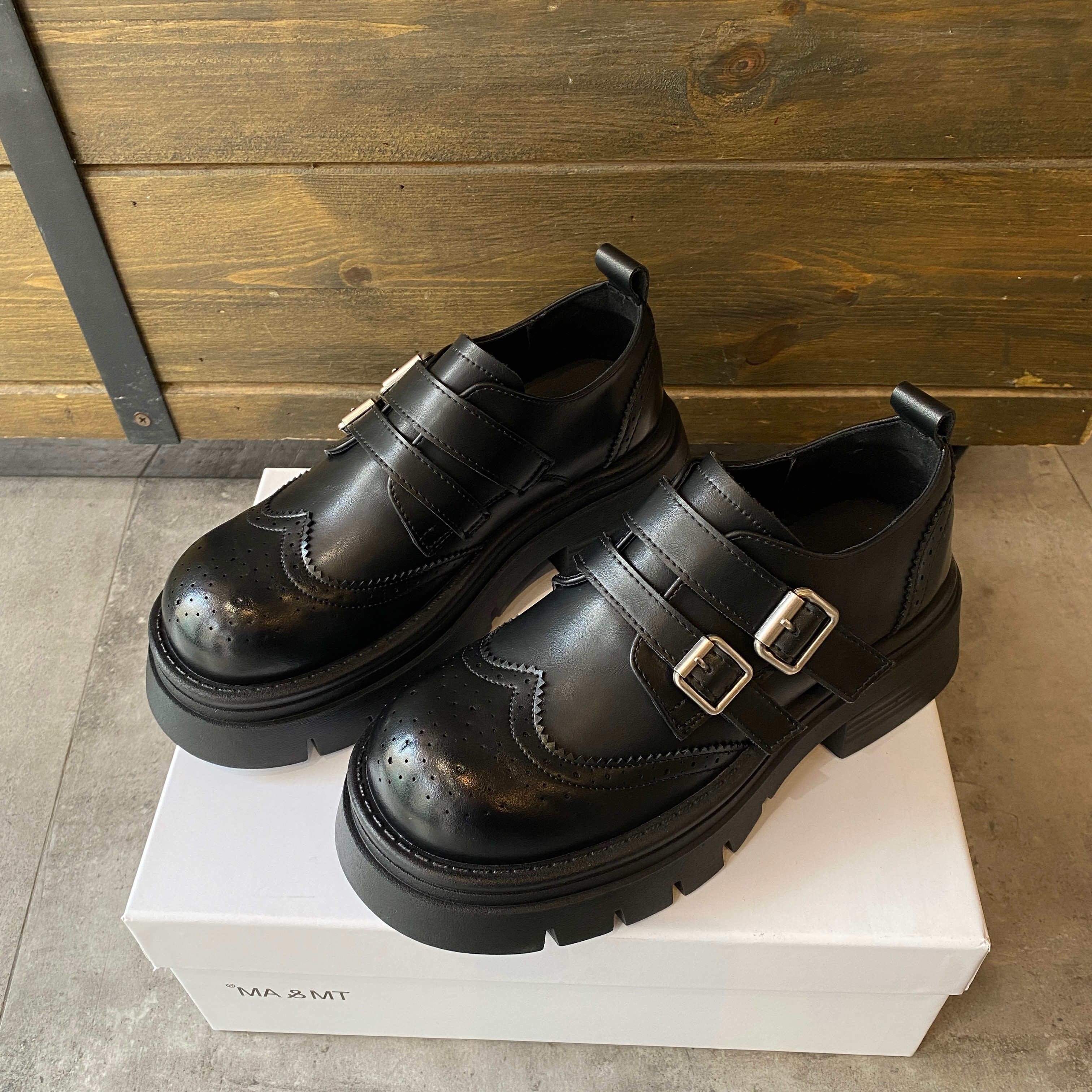 真皮增高厚底乐福鞋女2026春季新款英伦风圆头雕花复古小皮鞋单鞋,女鞋,乐福鞋（豆豆鞋）,淘宝优惠券,粉丝福利购,淘宝优惠卷