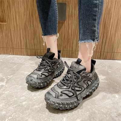 运动复古厚底增高老爹鞋运动休闲