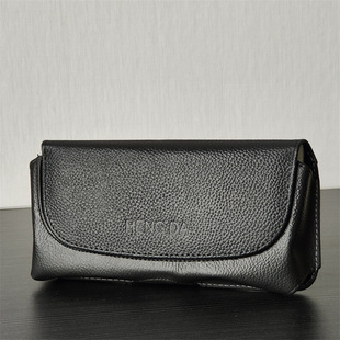 年轻人真皮手机套挂腰男6.5寸7寸7.5寸单层轻便穿皮带手机套工地