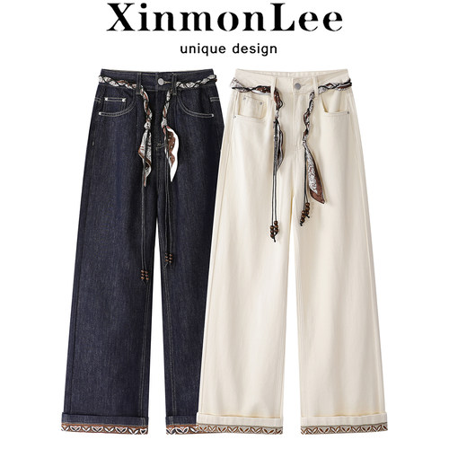 【全网热销】XinmonLee牛仔裤