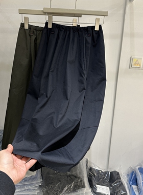 A字半身裙女松紧腰遮肉显瘦宽松百搭中长款半裙2026春夏新款韩版